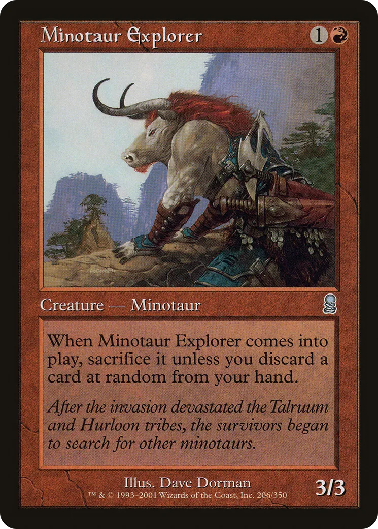 Minotaur Explorer — Odyssey — Magic: The Gathering