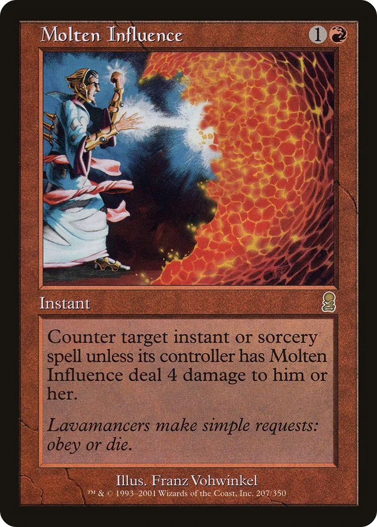 Molten Influence — Odyssey — Magic: The Gathering