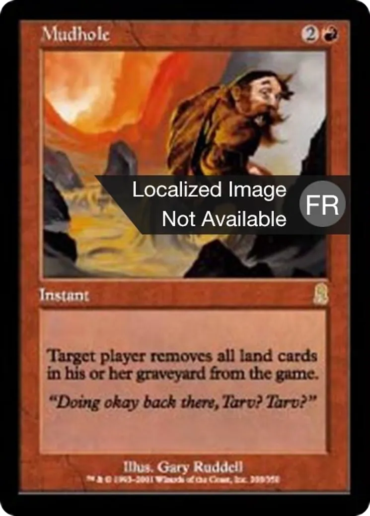 Trou de boue — Odyssey — Magic: The Gathering
