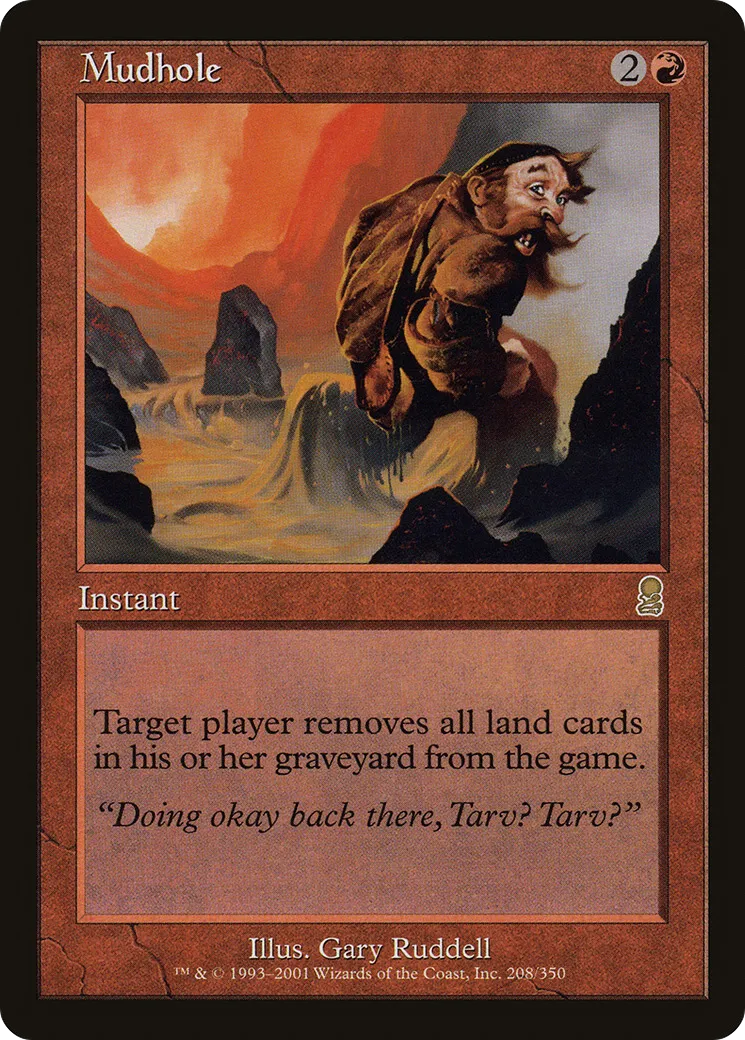 Trou de boue — Odyssey — Magic: The Gathering