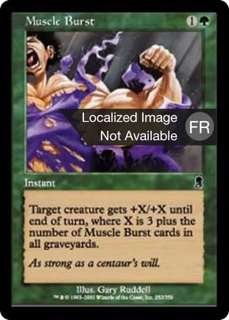 Explosion musculaire — Odyssey — Magic: The Gathering