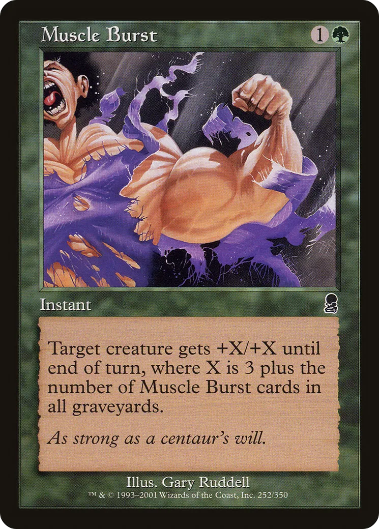 Explosion musculaire — Odyssey — Magic: The Gathering