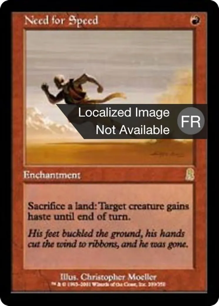 Besoin de vitesse — Odyssey — Magic: The Gathering