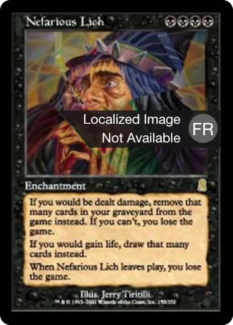 Liche infâme — Odyssey — Magic: The Gathering