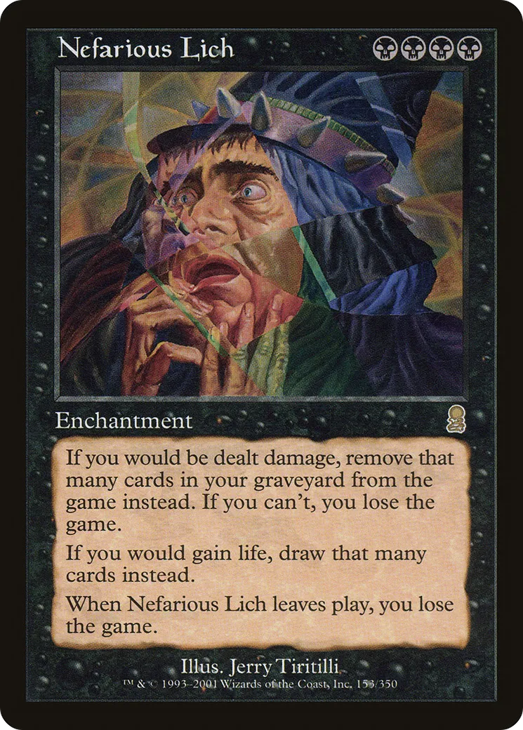 Nefarious Lich — Odyssey — Magic: The Gathering