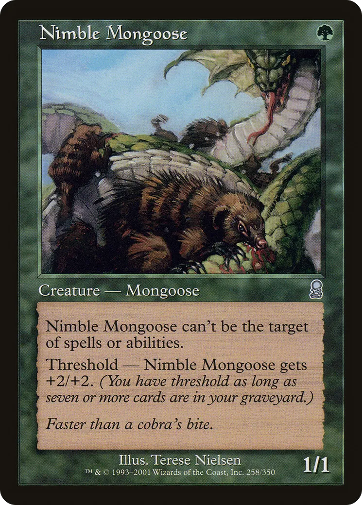 Nimble Mongoose — Odyssey — Magic: The Gathering