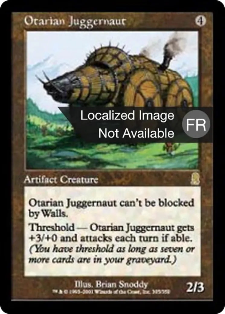 Djaggernaut otarian — Odyssey — Magic: The Gathering