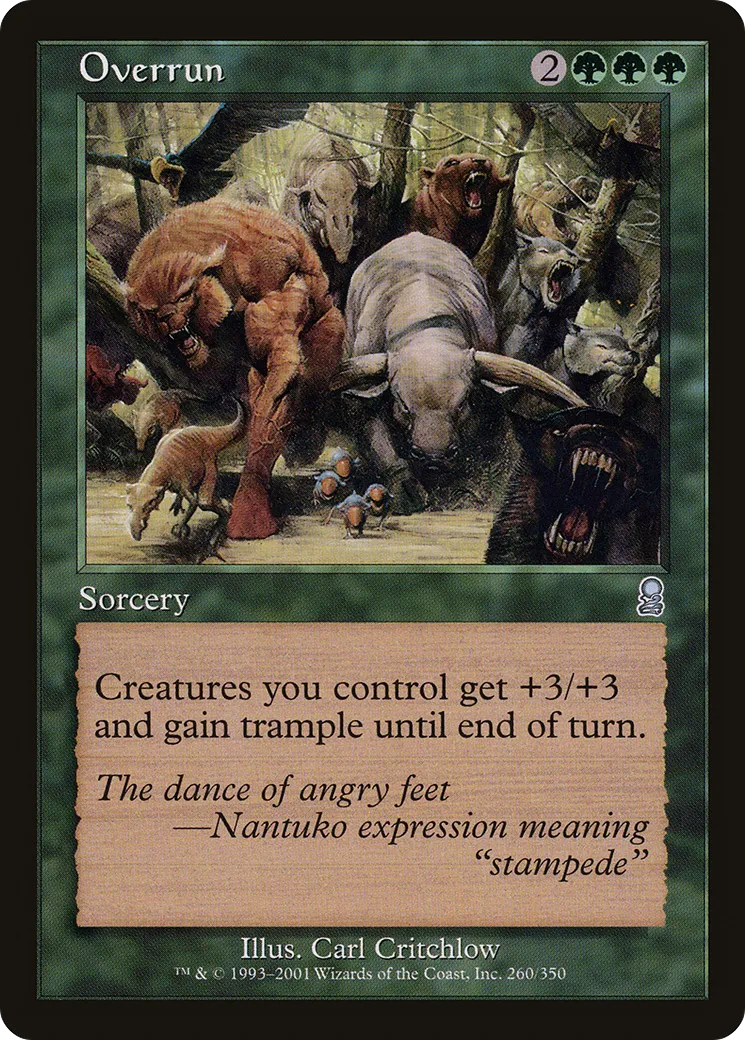 Overrun — Odyssey — Magic: The Gathering