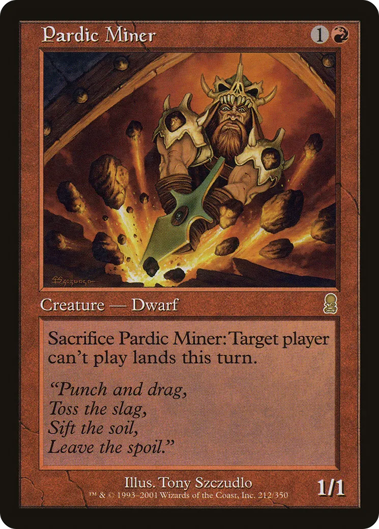 Pardic Miner — Odyssey — Magic: The Gathering