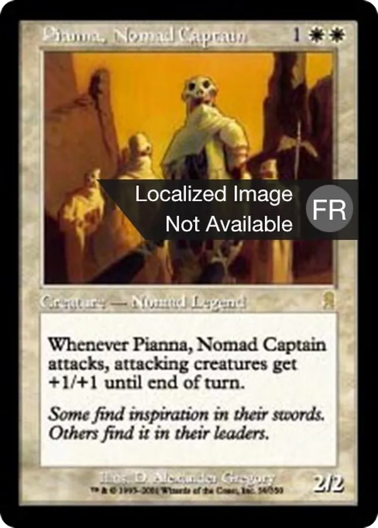 Pianna, capitaine des nomades — Odyssey — Magic: The Gathering