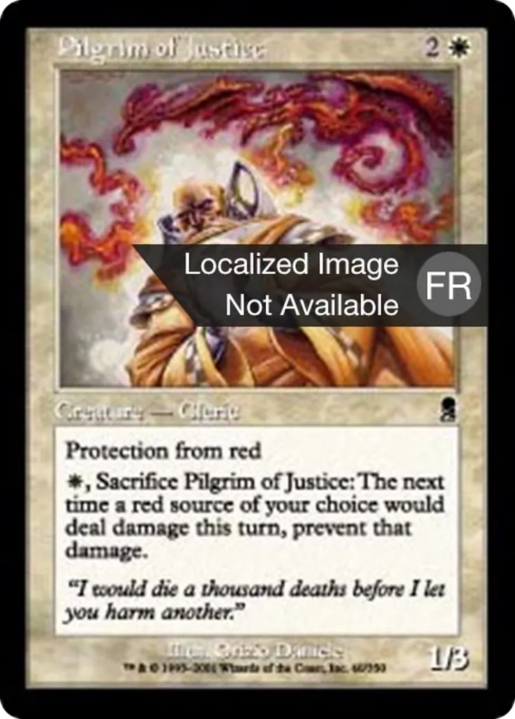 Pèlerin de la Justice — Odyssey — Magic: The Gathering