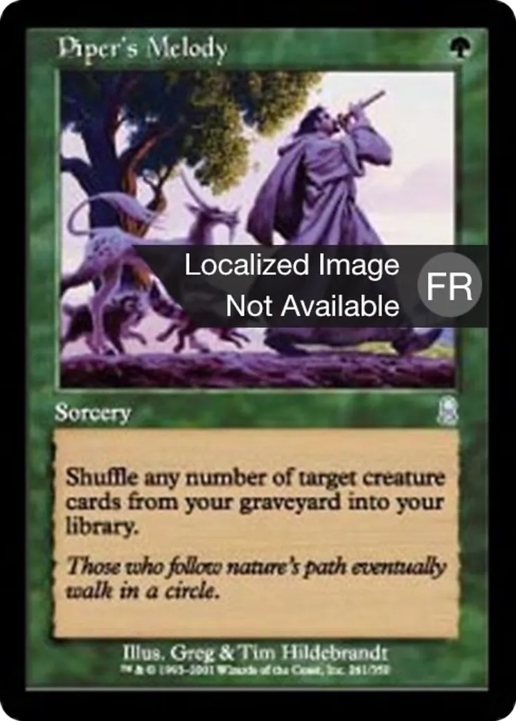 Mélodie du joueur de flûte — Odyssey — Magic: The Gathering