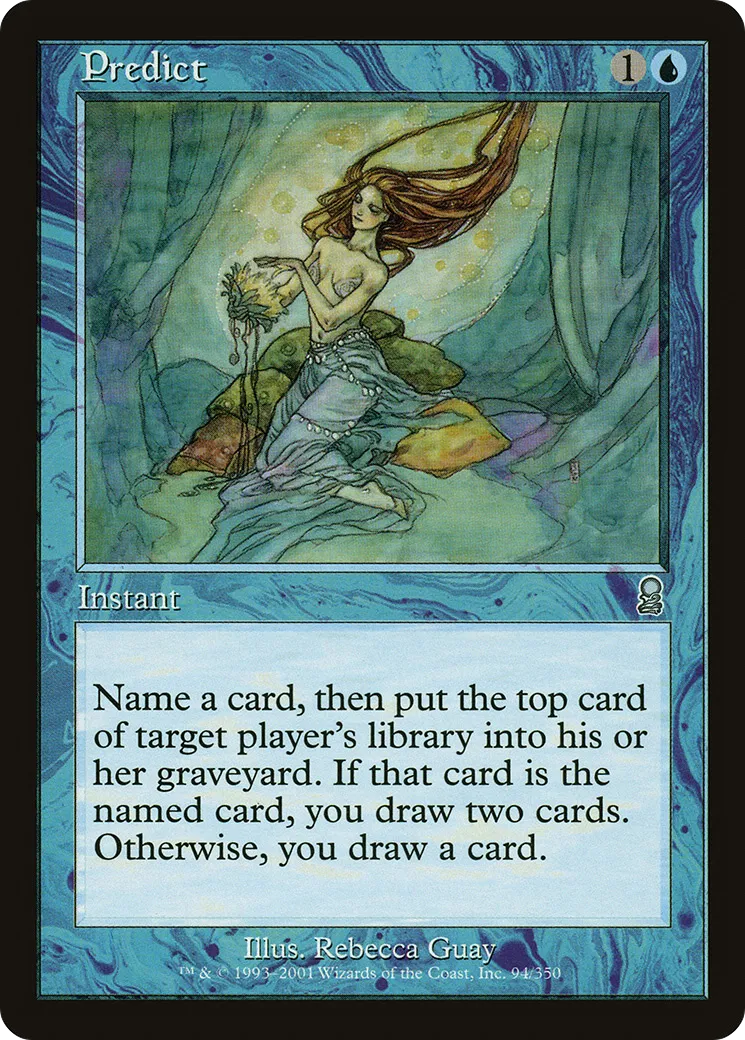 Prédiction — Odyssey — Magic: The Gathering