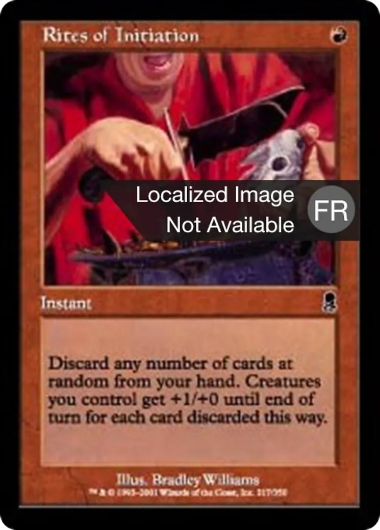 Sacres d'initiation — Odyssey — Magic: The Gathering