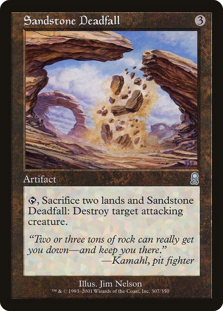 Sandstone Deadfall — Odyssey — Magic: The Gathering