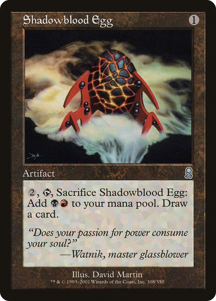 Shadowblood Egg — Odyssey — Magic: The Gathering