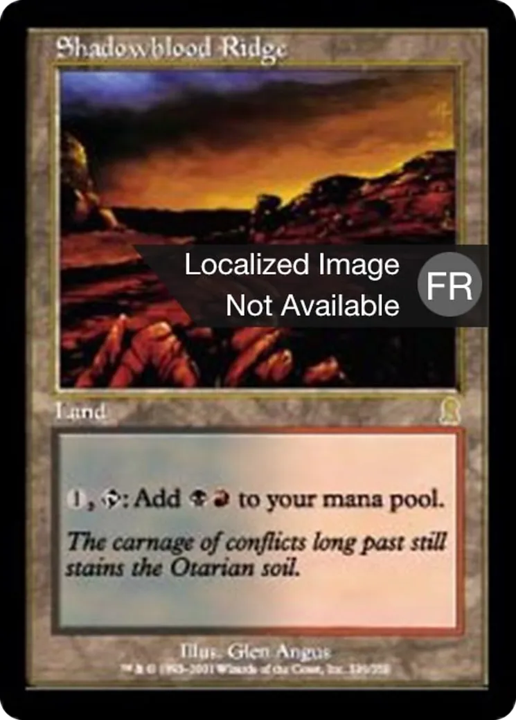 Contreforts d'Ombresang — Odyssey — Magic: The Gathering