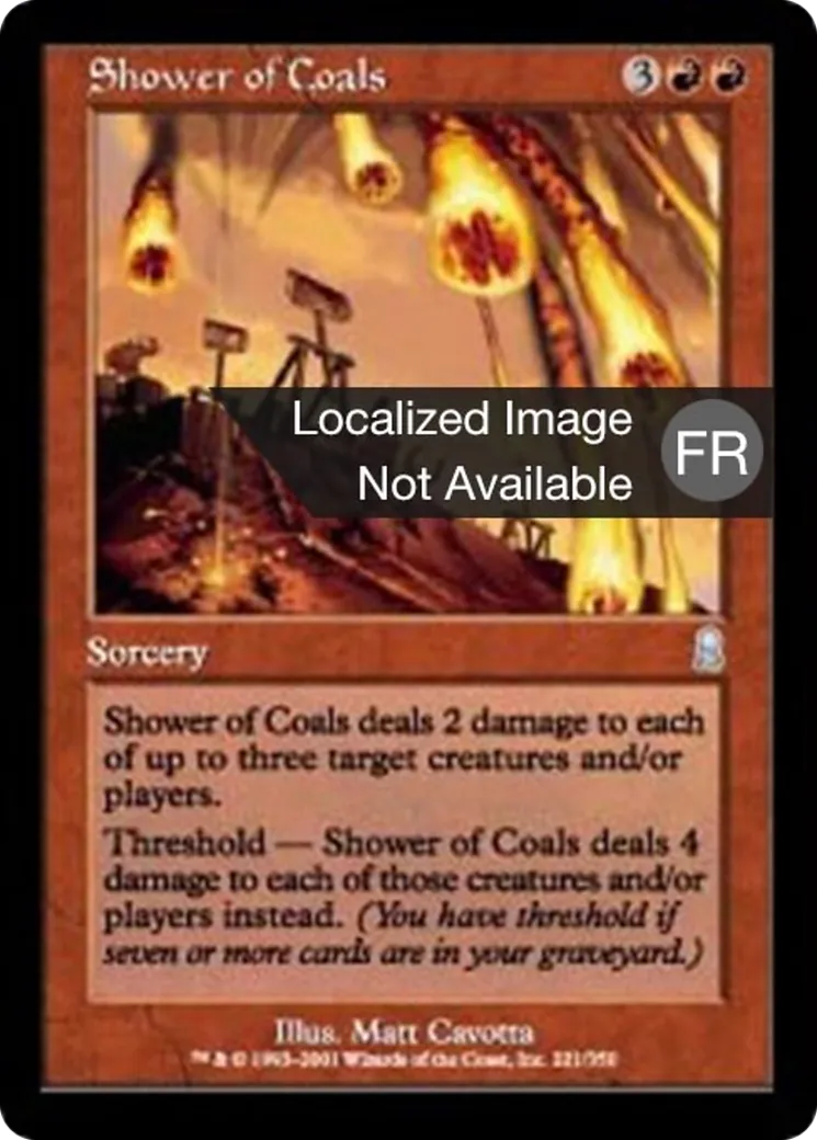 Douche de charbons ardents — Odyssey — Magic: The Gathering