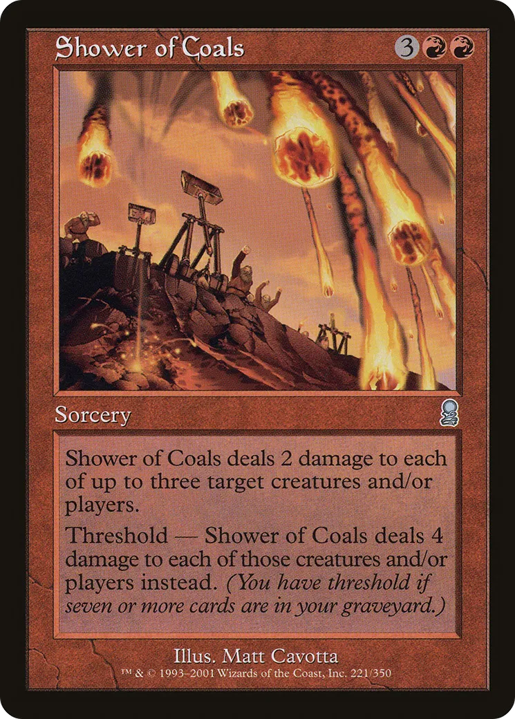 Douche de charbons ardents — Odyssey — Magic: The Gathering