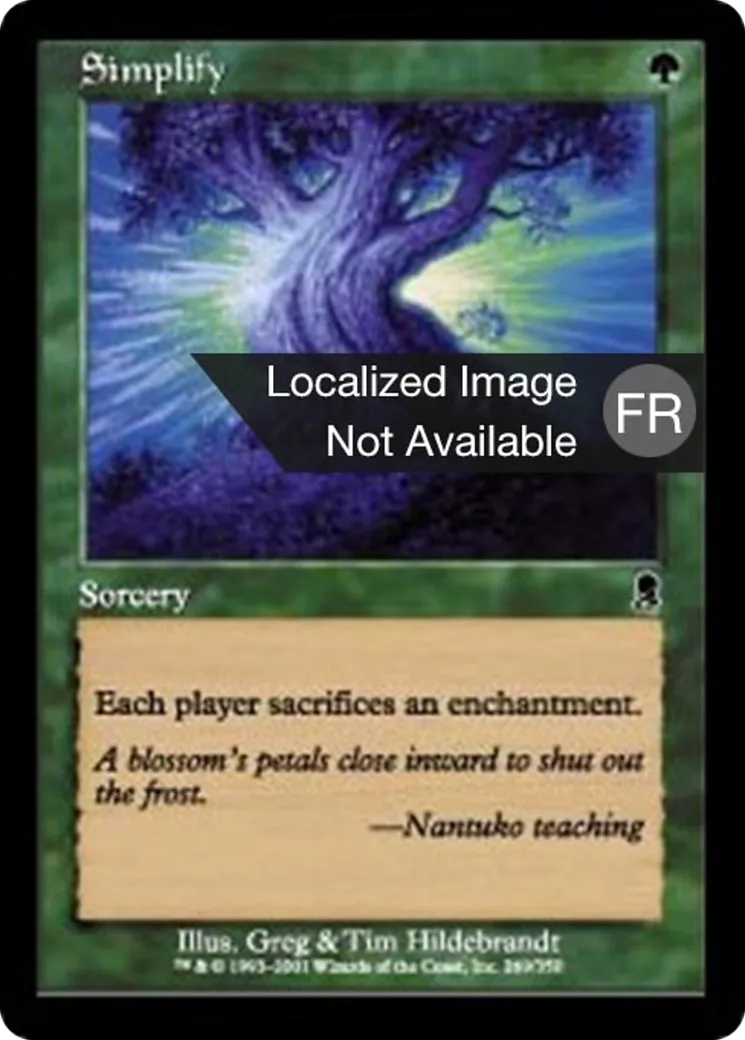Simplification — Odyssey — Magic: The Gathering