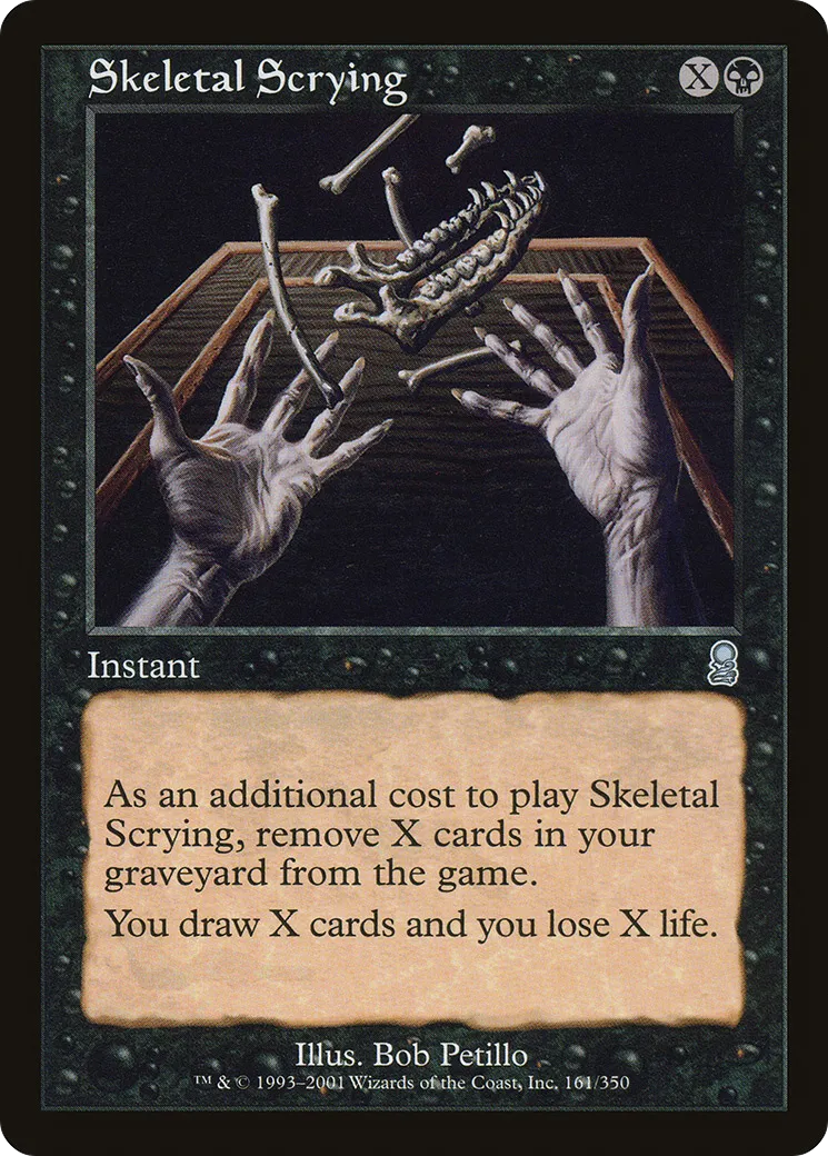 Skeletal Scrying — Odyssey — Magic: The Gathering