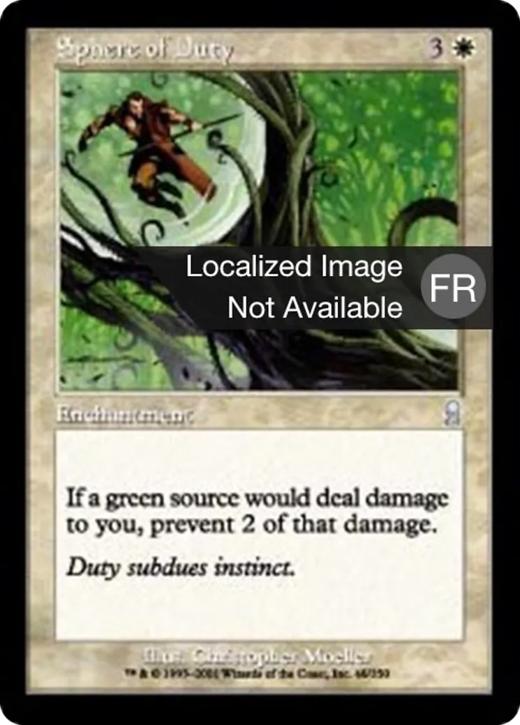 Sphère du Devoir — Odyssey — Magic: The Gathering