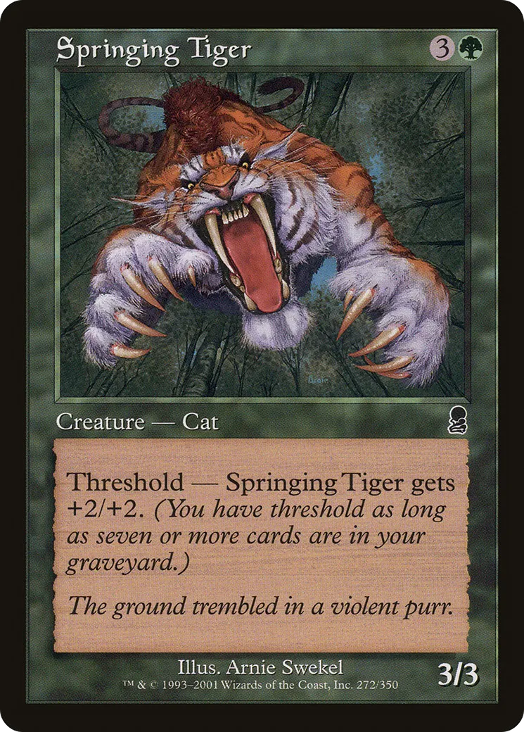 Springing Tiger — Odyssey — Magic: The Gathering
