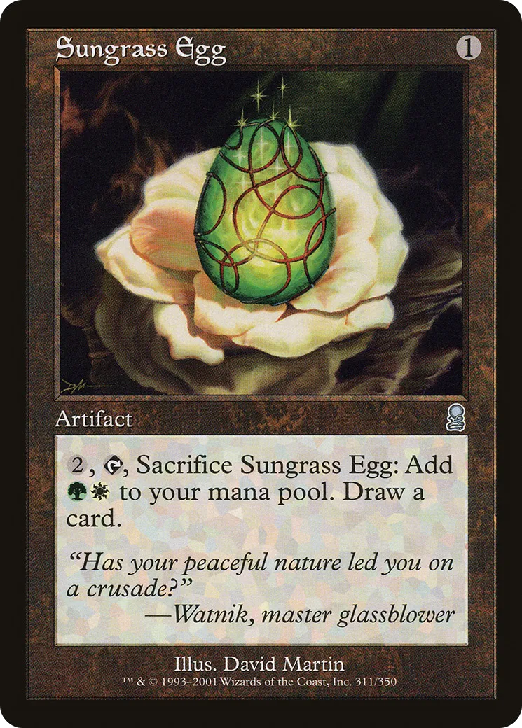 Sungrass Egg — Odyssey — Magic: The Gathering