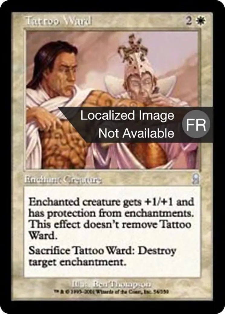 Rune de garde tatouée — Odyssey — Magic: The Gathering
