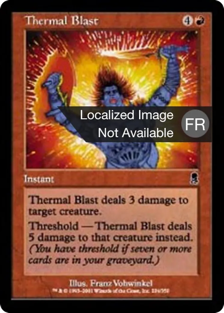 Explosion thermique — Odyssey — Magic: The Gathering