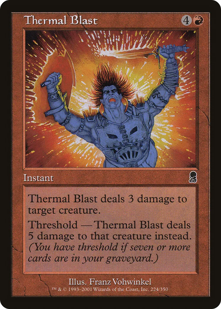 Explosion thermique — Odyssey — Magic: The Gathering