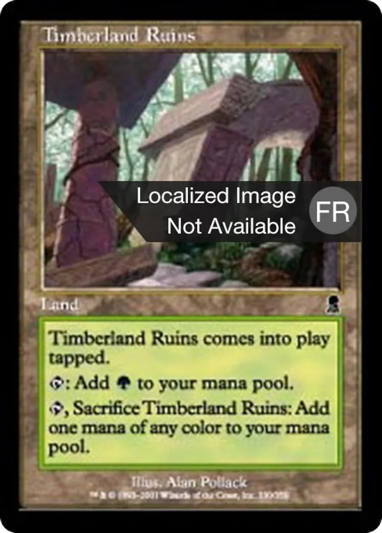 Ruines des terrains boisés — Odyssey — Magic: The Gathering