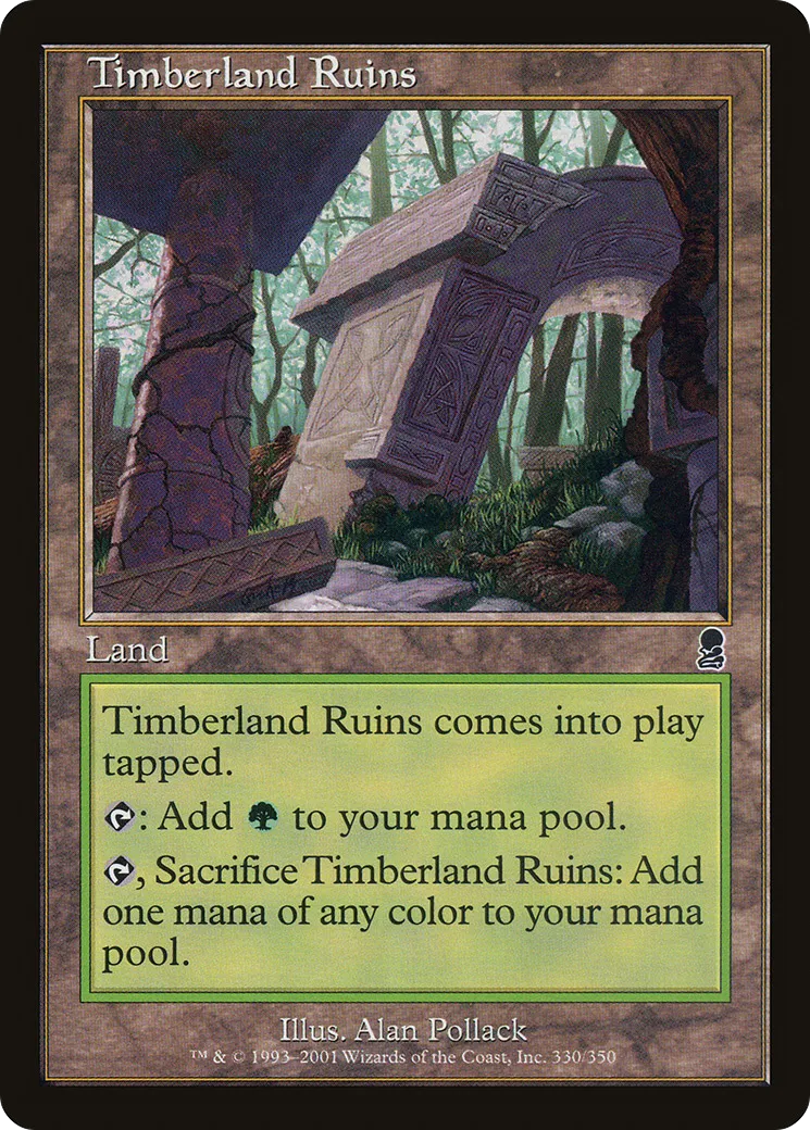 Ruines des terrains boisés — Odyssey — Magic: The Gathering
