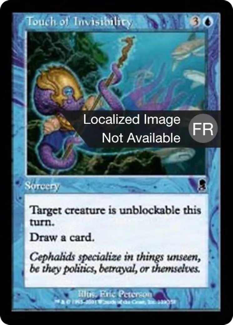 Toucher d'invisibilité — Odyssey — Magic: The Gathering