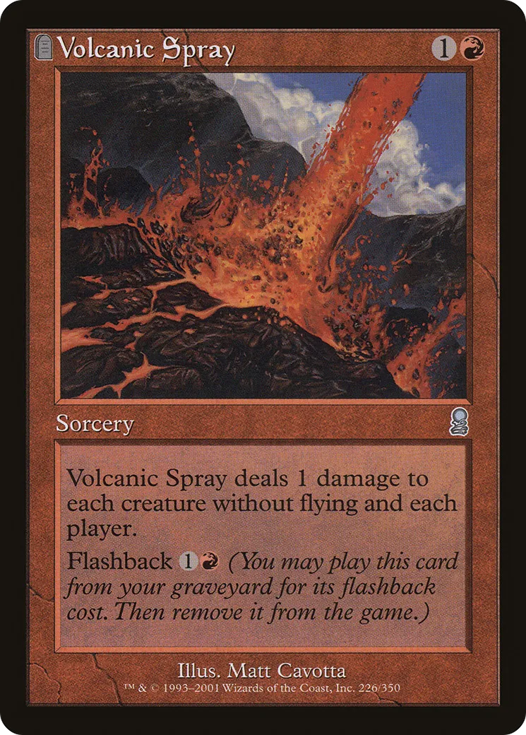 Volcanic Spray — Odyssey — Magic: The Gathering