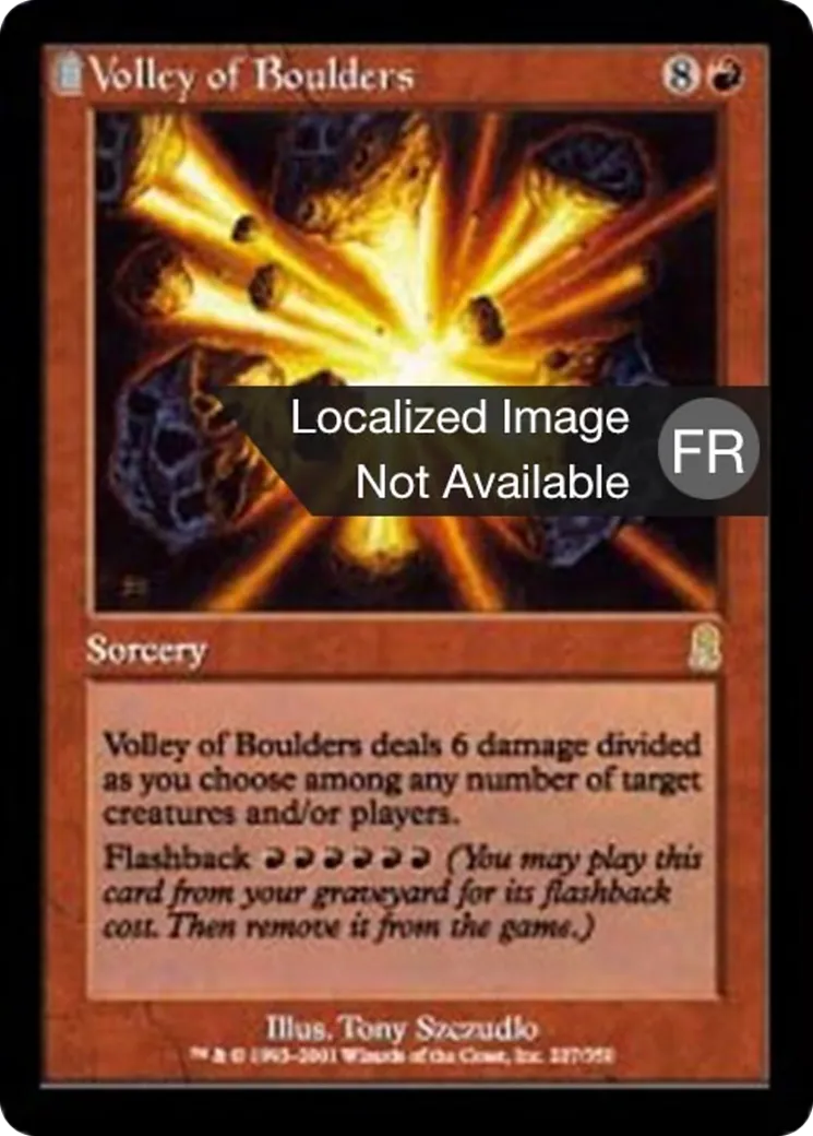 Volée de rochers — Odyssey — Magic: The Gathering