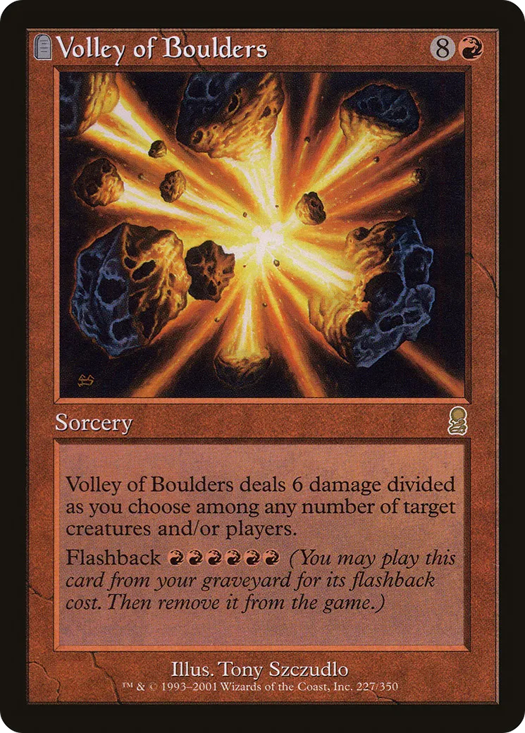 Volley of Boulders — Odyssey — Magic: The Gathering