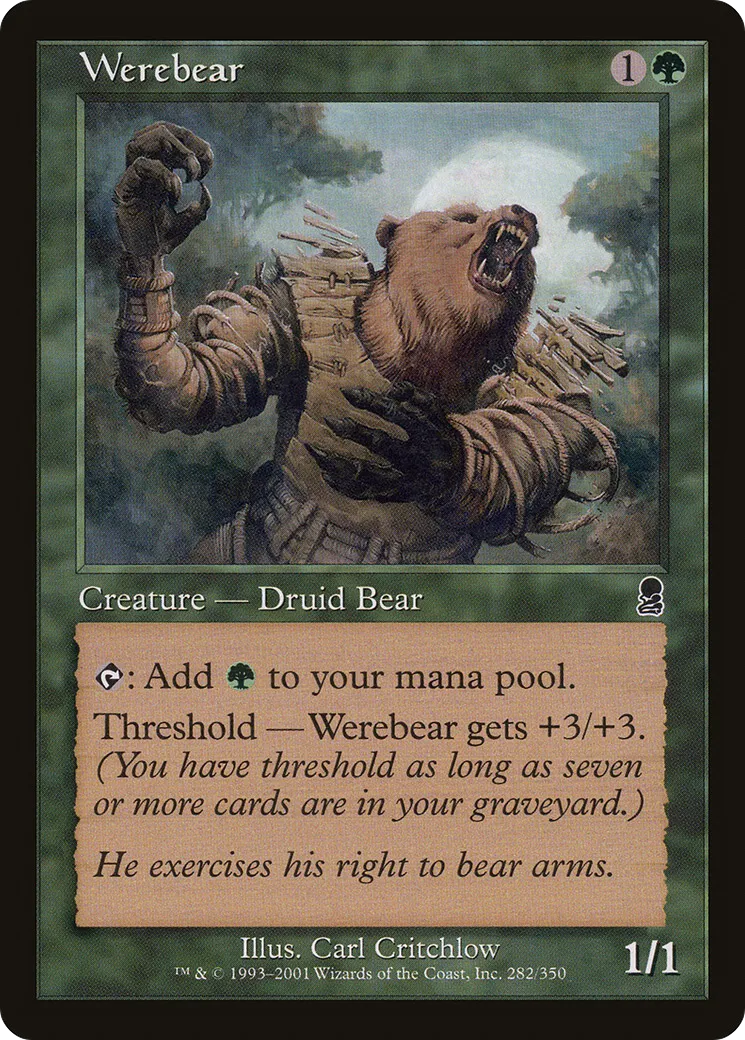 Werebear — Odyssey — Magic: The Gathering