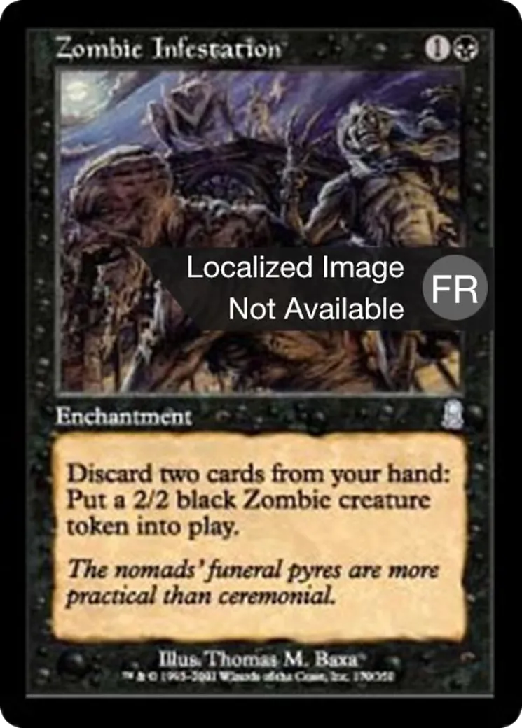 Infestation de zombies — Odyssey — Magic: The Gathering