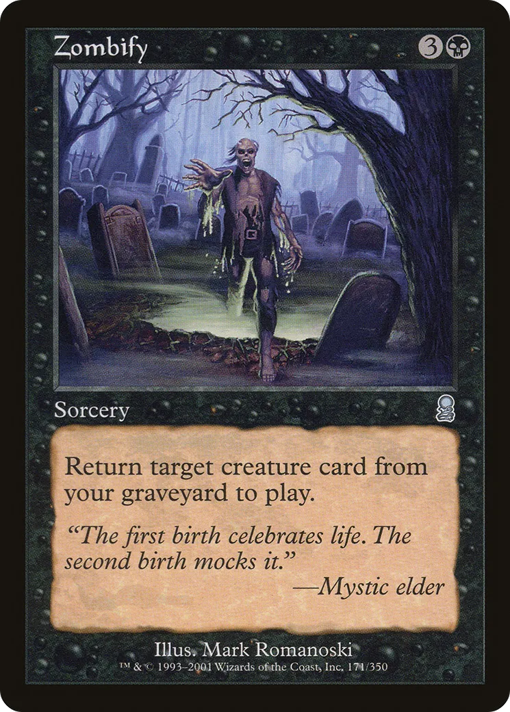 Zombify — Odyssey — Magic: The Gathering