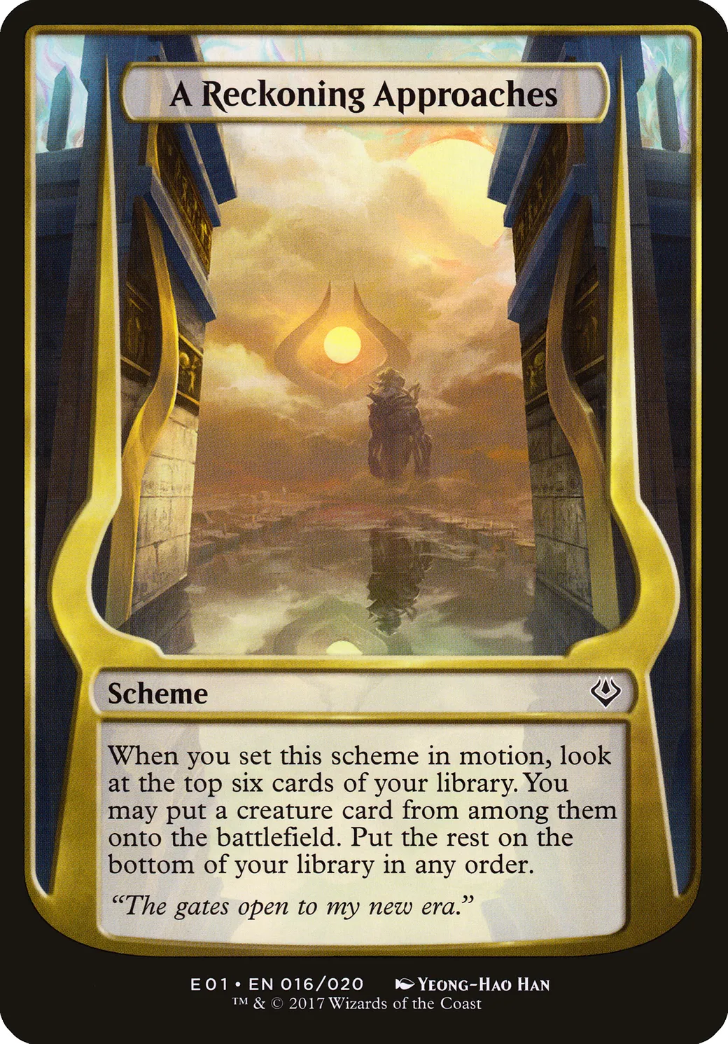 A Reckoning Approaches — Archenemy: Nicol Bolas Schemes — Magic: The Gathering