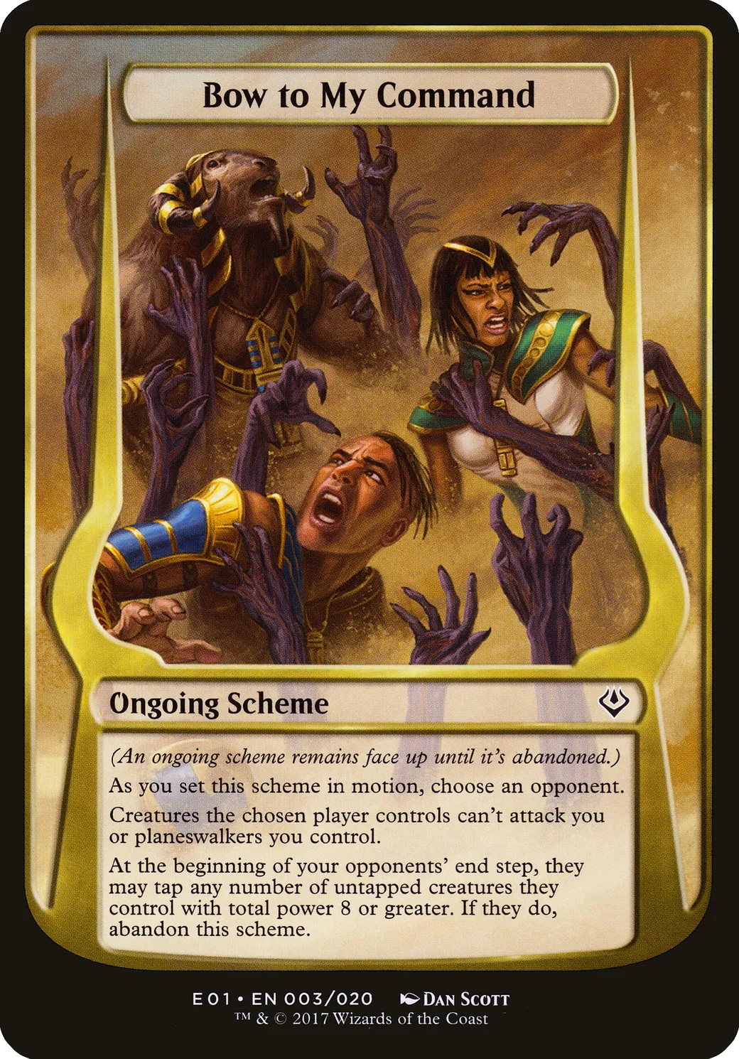 Bow to My Command — Archenemy: Nicol Bolas Schemes — Magic: The Gathering