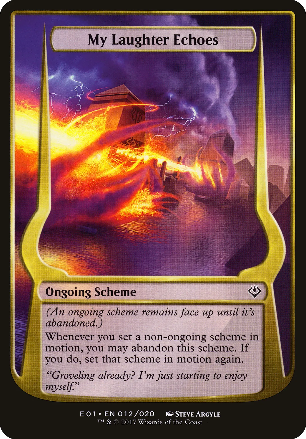 Mon rire résonne — Archenemy: Nicol Bolas Schemes — Magic: The Gathering