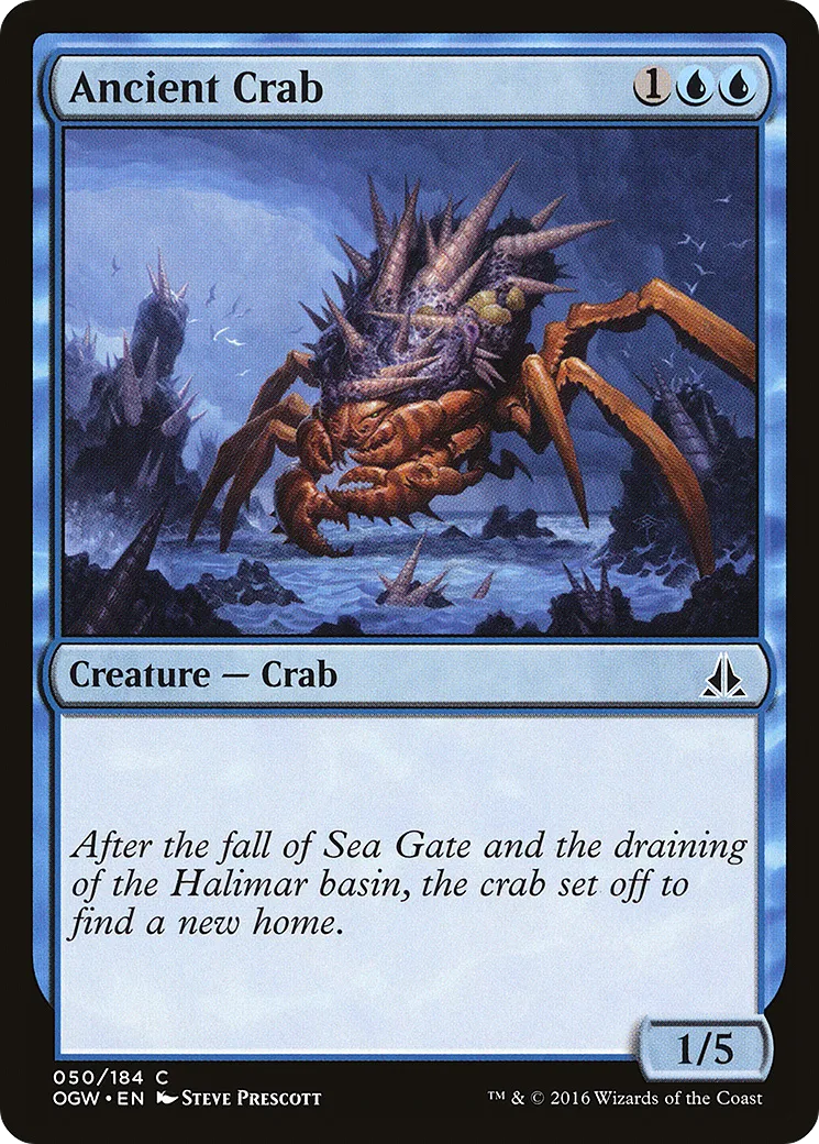Ancient Crab — Oath of the Gatewatch — Magic: The Gathering
