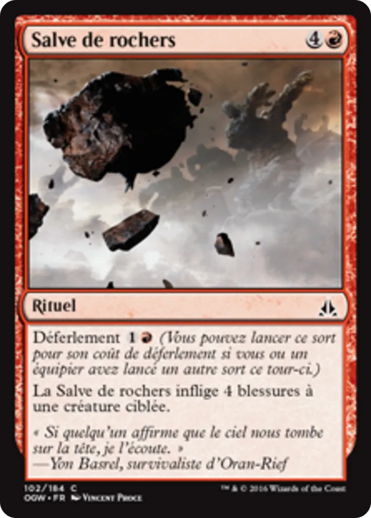 Salve de rochers — Oath of the Gatewatch — Magic: The Gathering