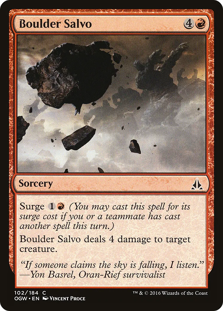 Boulder Salvo — Oath of the Gatewatch — Magic: The Gathering