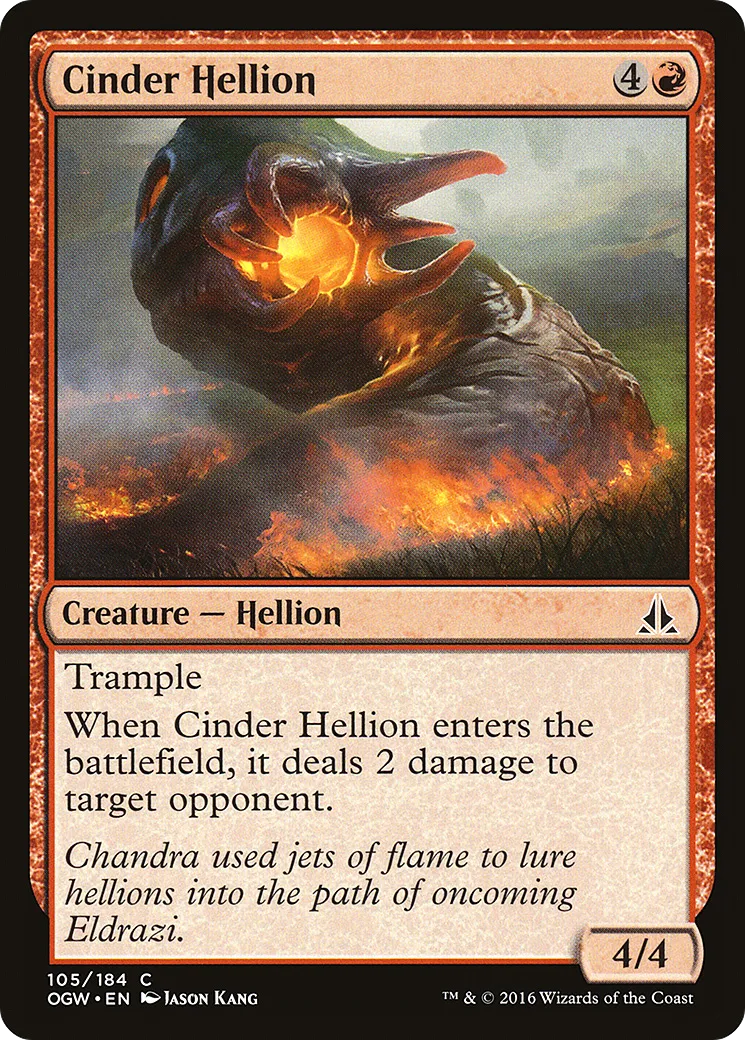 Cinder Hellion — Oath of the Gatewatch — Magic: The Gathering