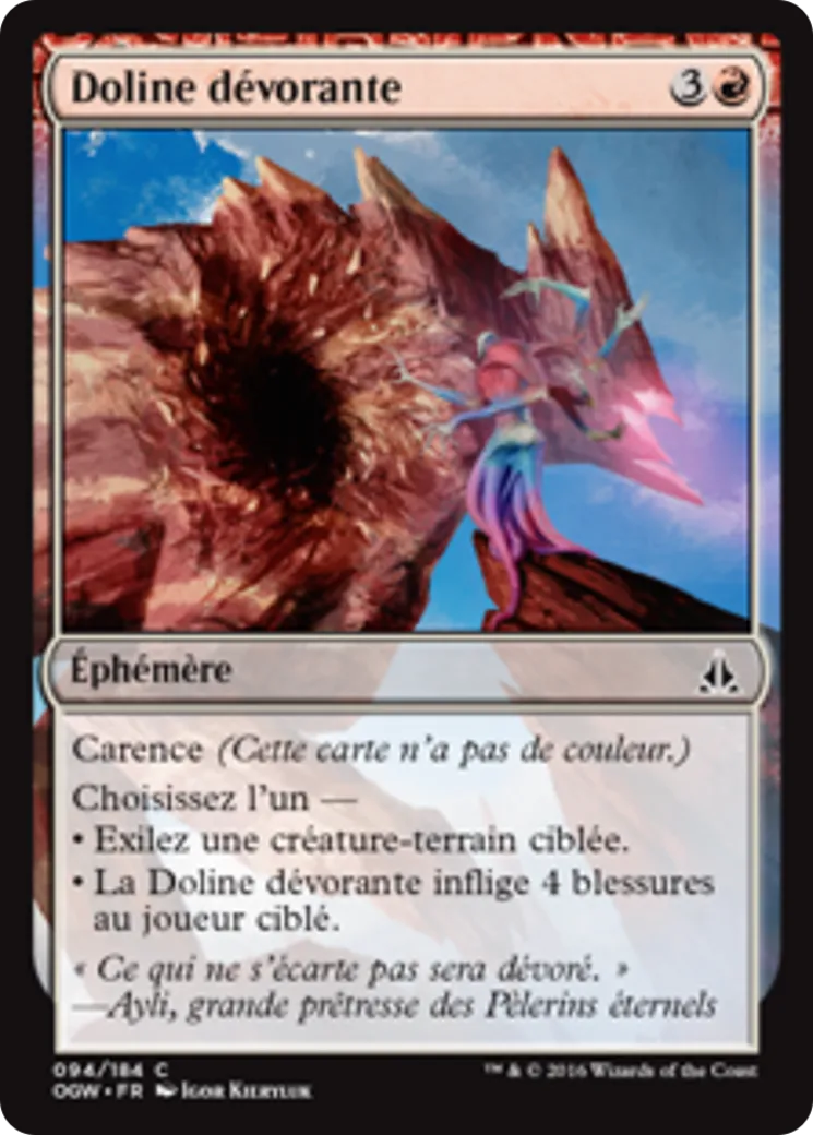 Doline dévorante — Oath of the Gatewatch — Magic: The Gathering