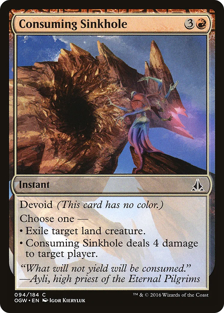 Doline dévorante — Oath of the Gatewatch — Magic: The Gathering