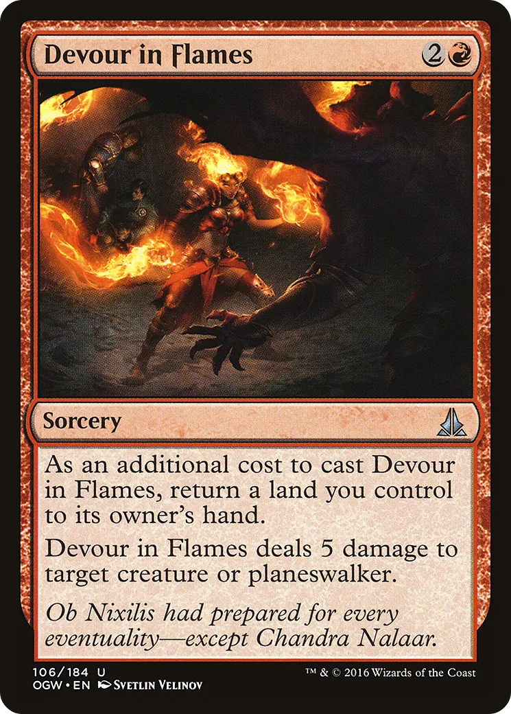 Devour in Flames — Oath of the Gatewatch — Magic: The Gathering